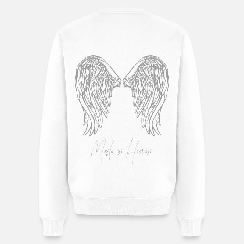 ciel - Pull Premium bio Homme - blanc