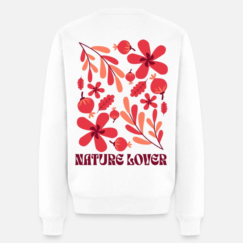 Amoureux de la nature - Pull Premium bio Homme - blanc