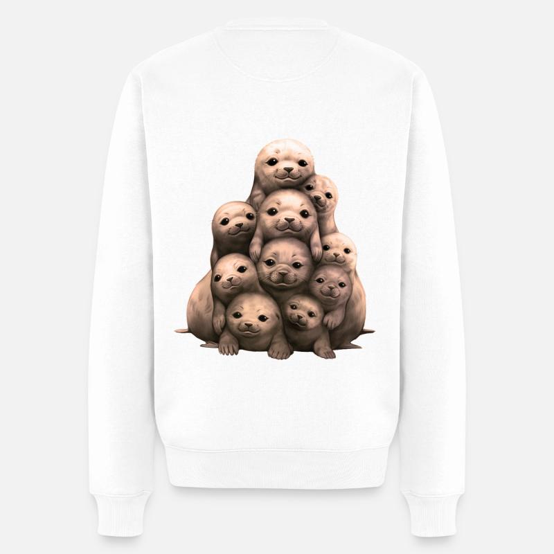 Joints Sceau - Pull Premium bio Homme - blanc