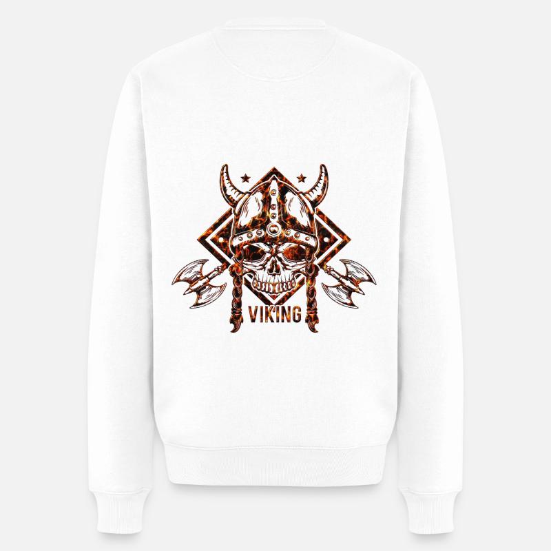 Viking scandinave - Pull Premium bio Homme - blanc