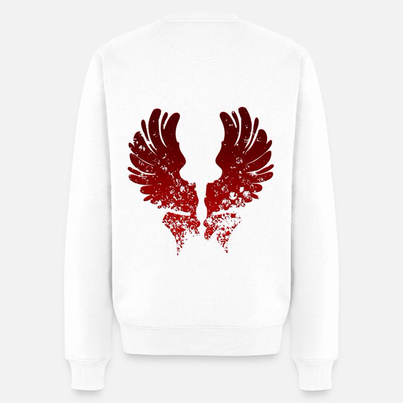 Angel-Wings-Angels-Wings-Petit Ange-Wing-Fly - Pull Premium bio Homme - blanc