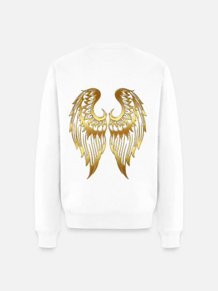Angel Wings Angels Wings Little Angel Wing Fly - Pull Premium bio Homme - blanc