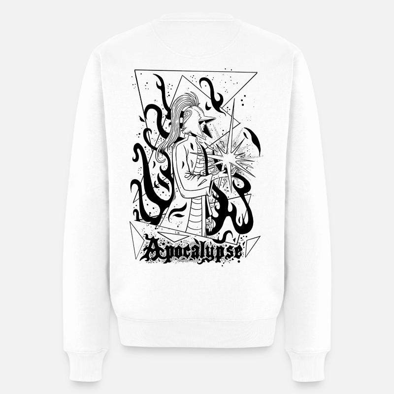 Éclat  d'apocalypse - Pull Premium bio Homme - blanc