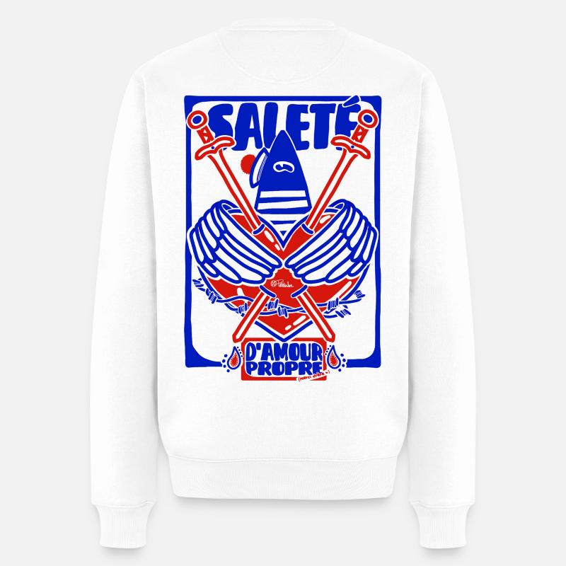 Saleté d'Amour Propre - Pull Premium bio Homme - blanc