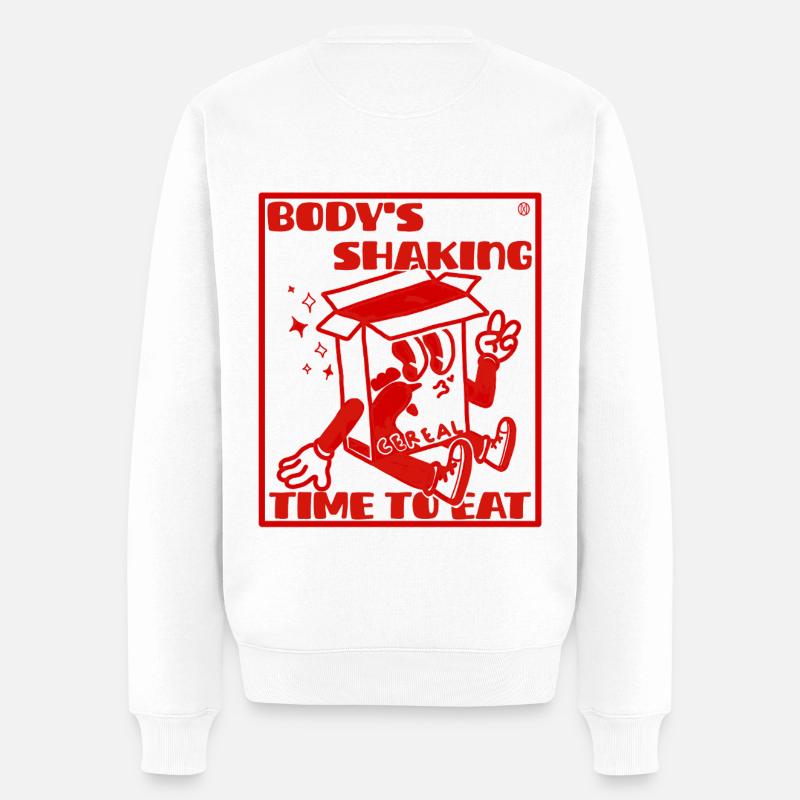Hyperfiksering ADHD-problem - Økologisk premium-sweatshirt til mænd - hvid