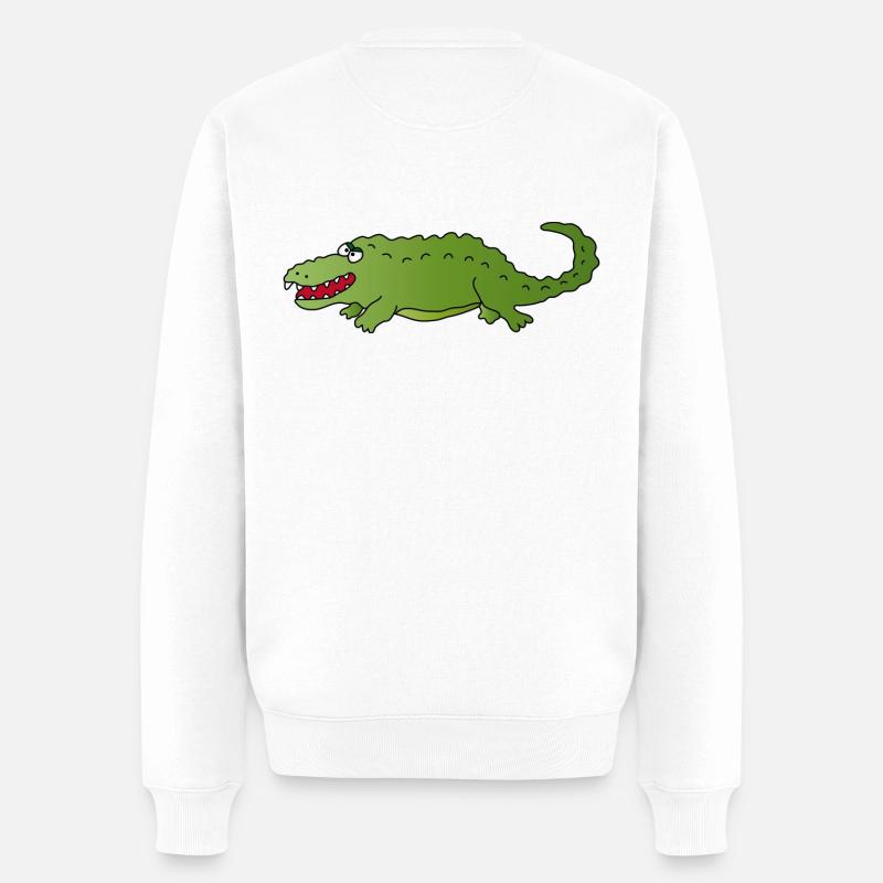 Crocodile - Pull Premium bio Homme - blanc