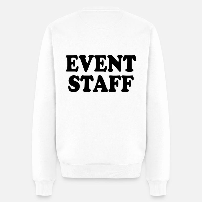 Event staff - Männer Premium Bio Pullover - Weiß