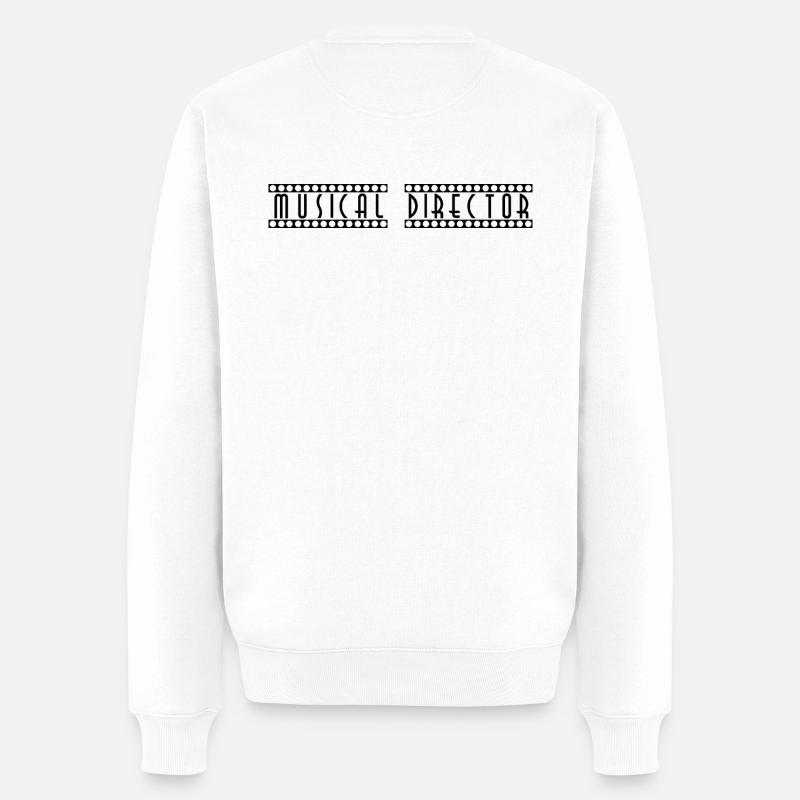 Musical_Director - Pull Premium bio Homme - blanc