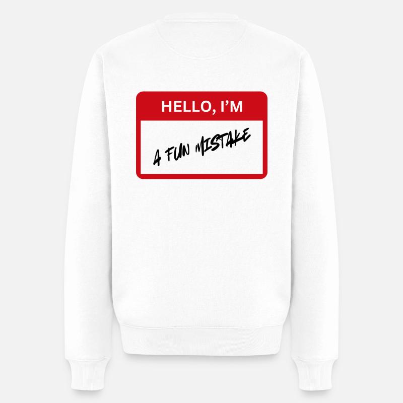 erreur amusante - Pull Premium bio Homme - blanc
