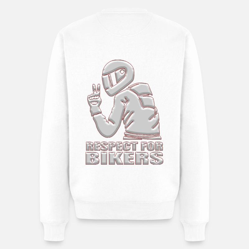 Motards - Pull Premium bio Homme - blanc