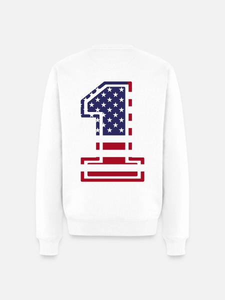 UNITED STATES - Men's Premium Organic Jumper - white