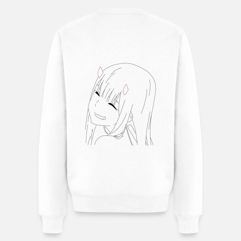 "002" - Pull Premium bio Homme - blanc