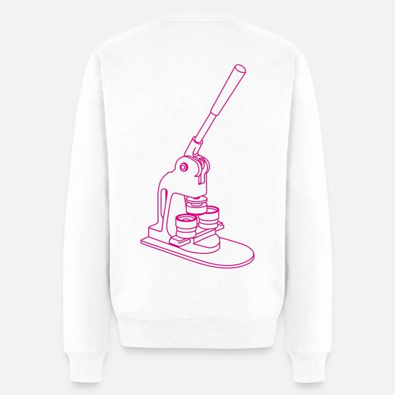 Buttonmachine - Pull Premium bio Homme - blanc