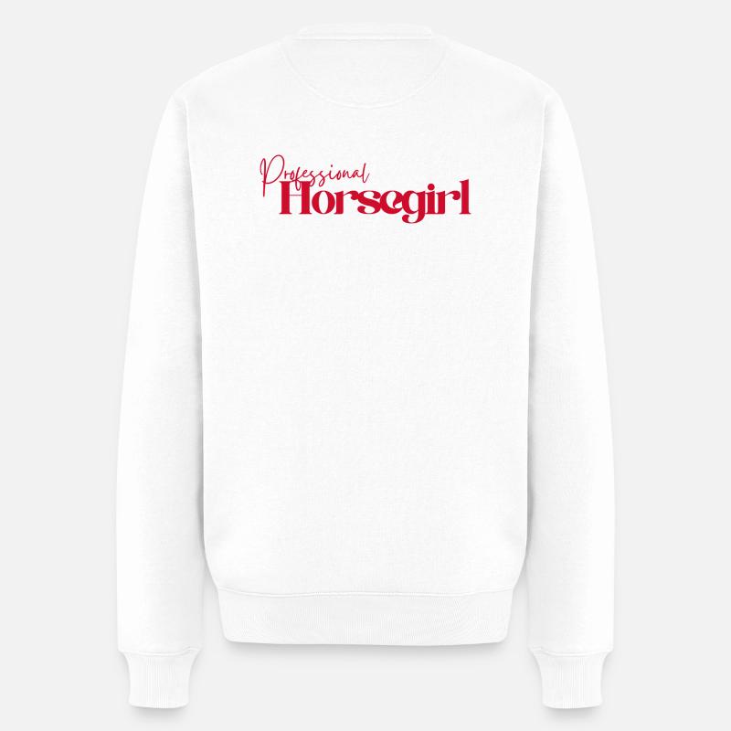 Cavalière professionnelle - Pull Premium bio Homme - blanc