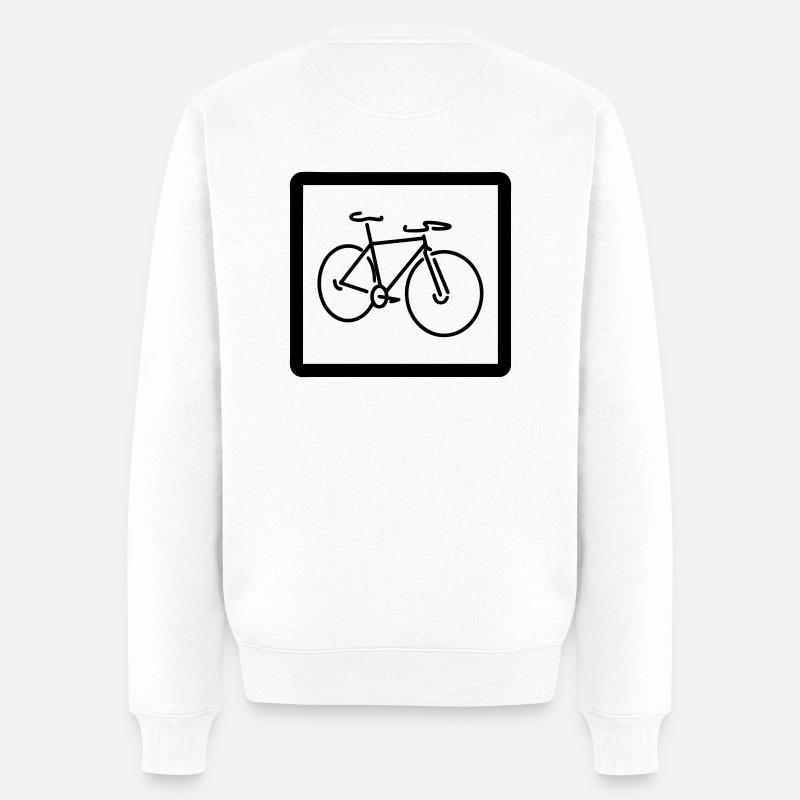 itelemark - Männer Premium Bio Pullover - Weiß