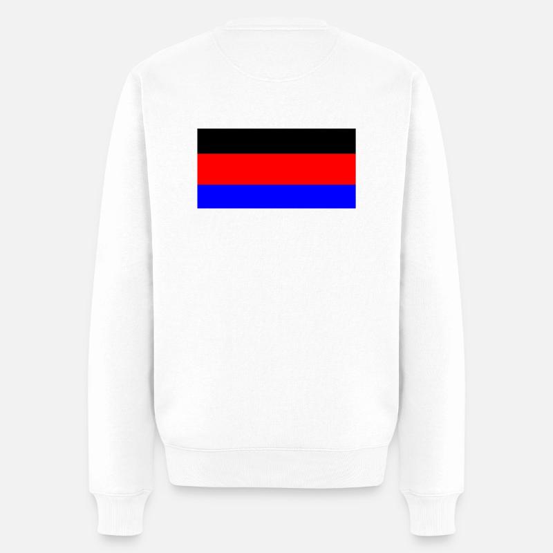 ostfriesland wappen - Männer Premium Bio Pullover - Weiß
