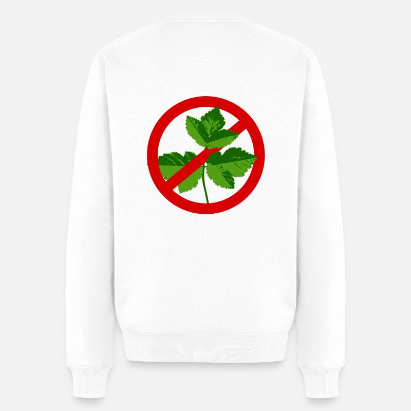 No Giersch - Männer Premium Bio Pullover - Weiß