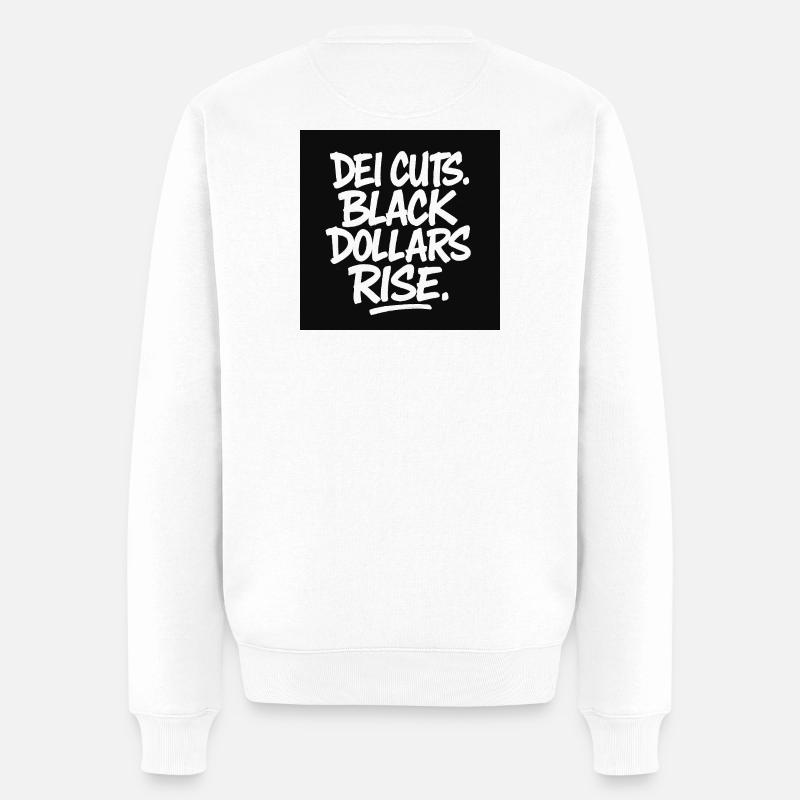 Dollars noirs Rise Urbain Citation Design - Pull Premium bio Homme - blanc
