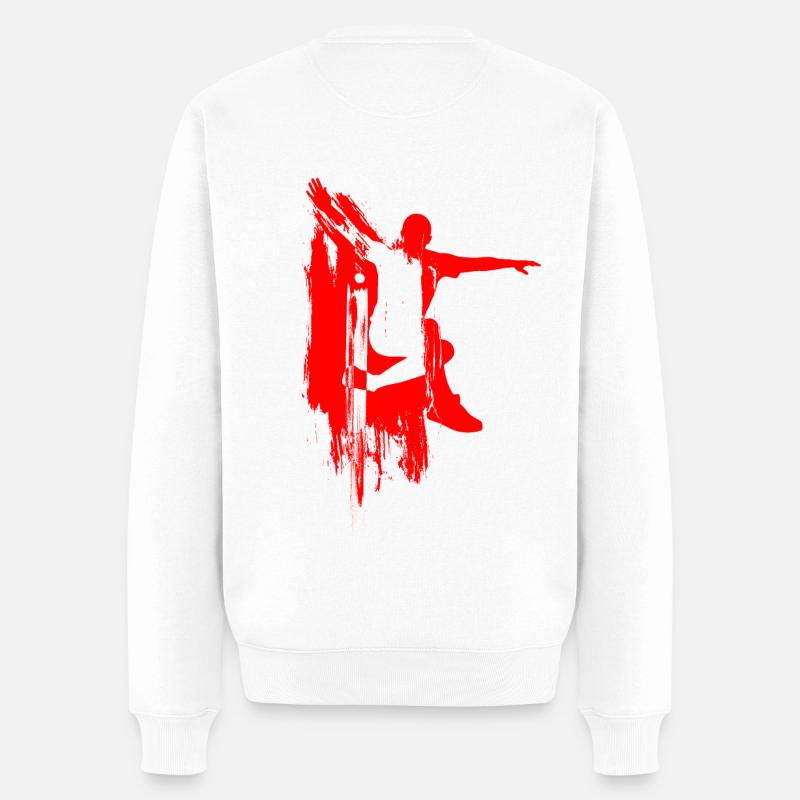 Footbag Hacky Sack Rouge - Pull Premium bio Homme - blanc