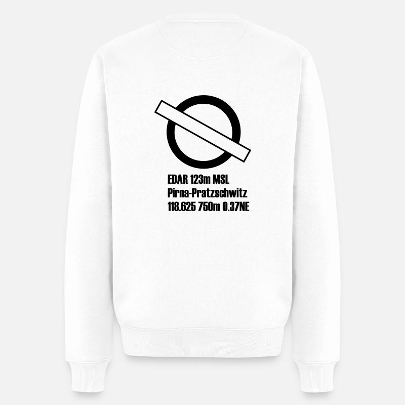 ls4 - Männer Premium Bio Pullover - Weiß