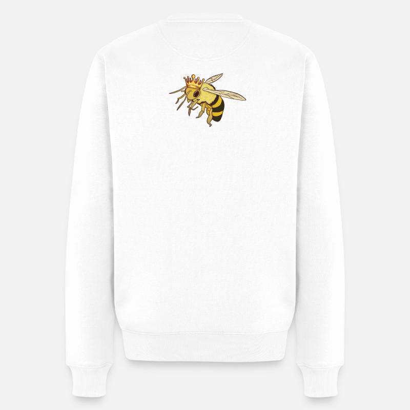 Biene - Pull Premium bio Homme - blanc