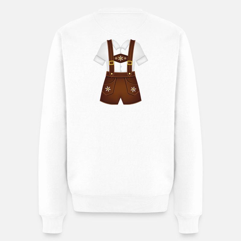 Suisse-Allemand, Bavière, Tyrol - Pull Premium bio Homme - blanc