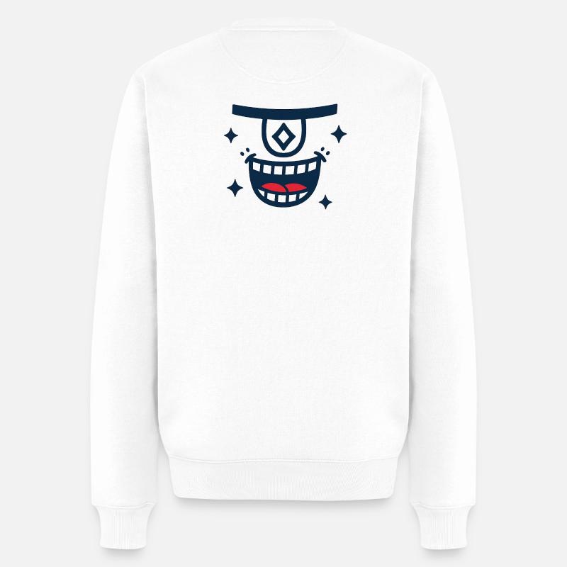 DEEPS DIAMONDS - Pull Premium bio Homme - blanc