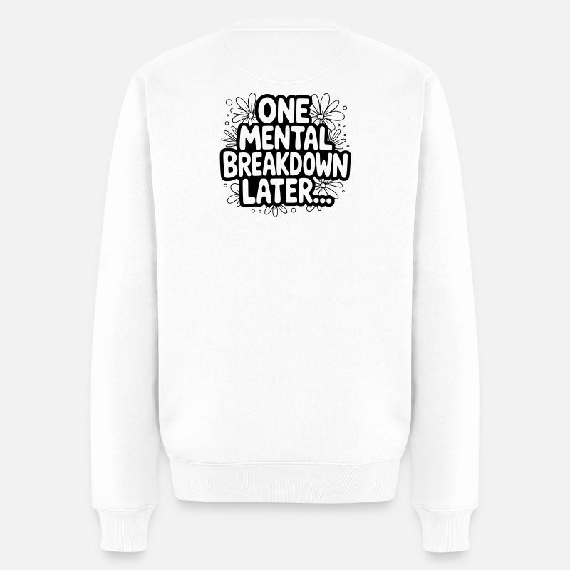 Une crise de nerfs plus tard... - Pull Premium bio Homme - blanc