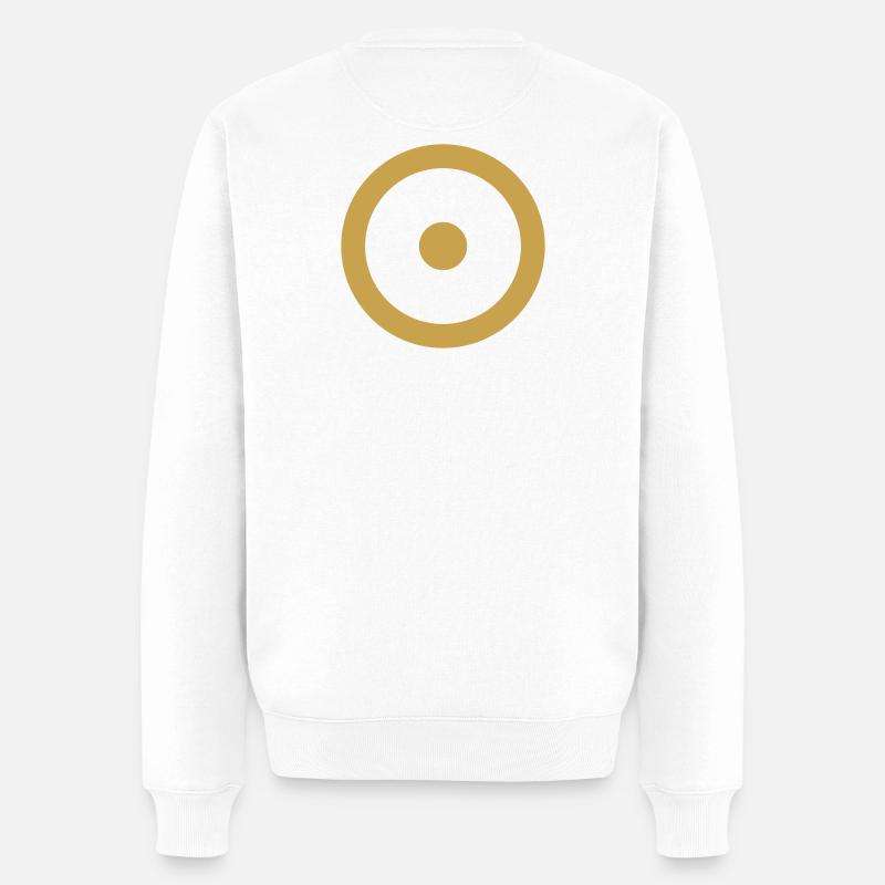 Joystick Minimal Gold - Pull Premium bio Homme - blanc