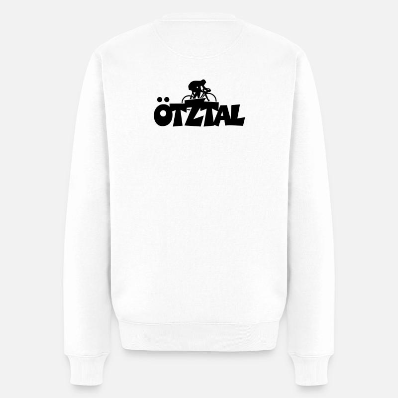 Ötztal Fahrrad - Männer Premium Bio Pullover - Weiß