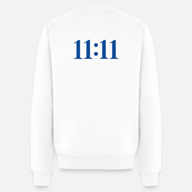 11:11 - Pull Premium bio Homme - blanc