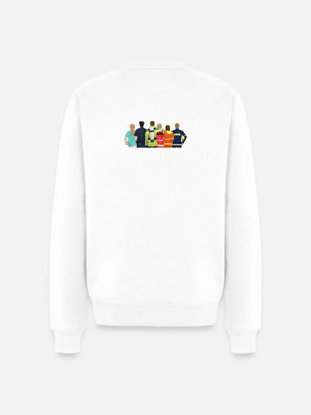 Aid organizations - HiOrg - Men's Premium Organic Jumper - white