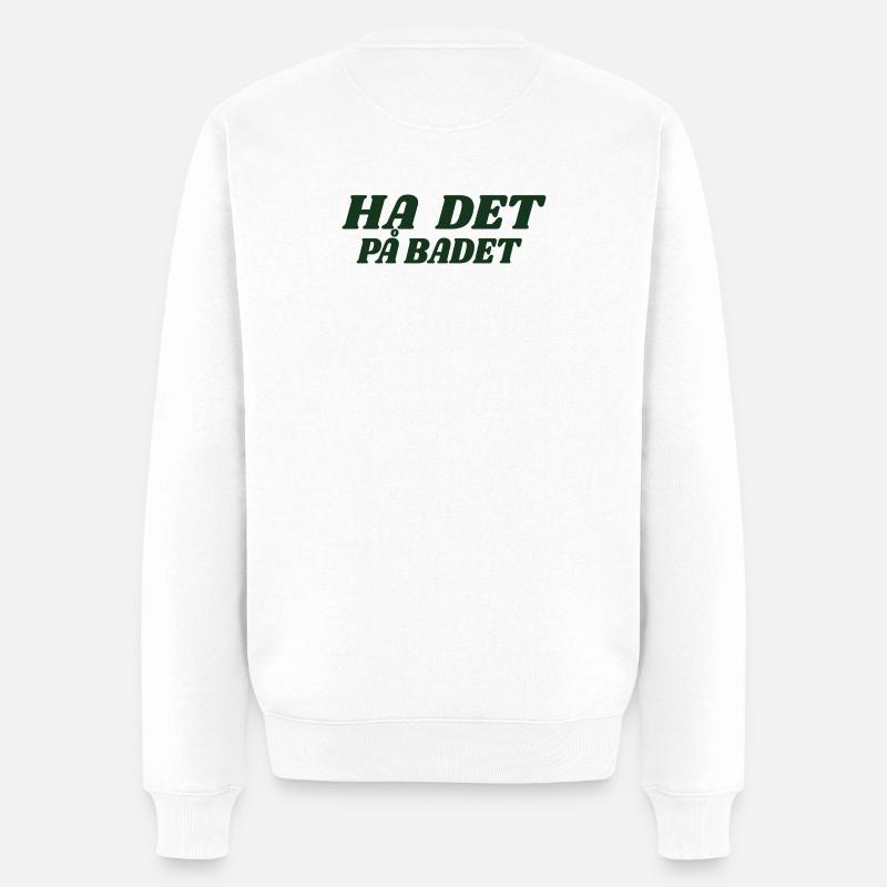 Installez-le dans la salle de bain - Pull Premium bio Homme - blanc