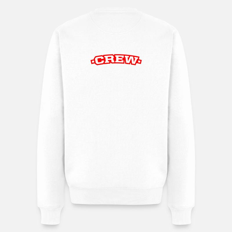 crew - Pull Premium bio Homme - blanc