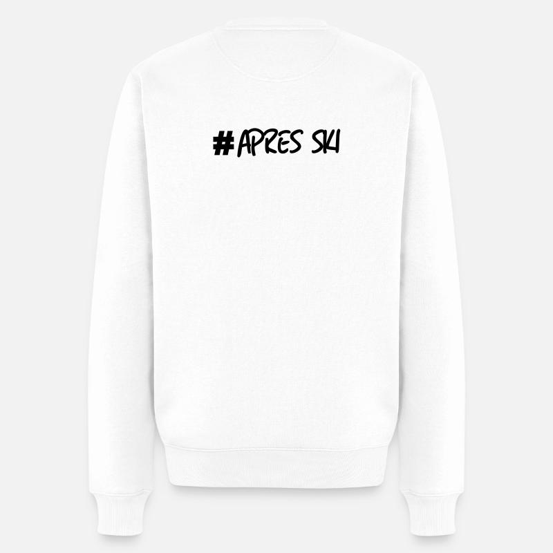 #Apresski - Männer Premium Bio Pullover - Weiß