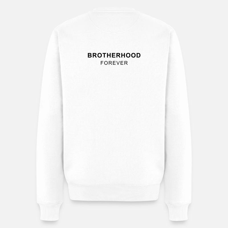 FRATERNITÉ POUR TOUJOURS - Pull Premium bio Homme - blanc