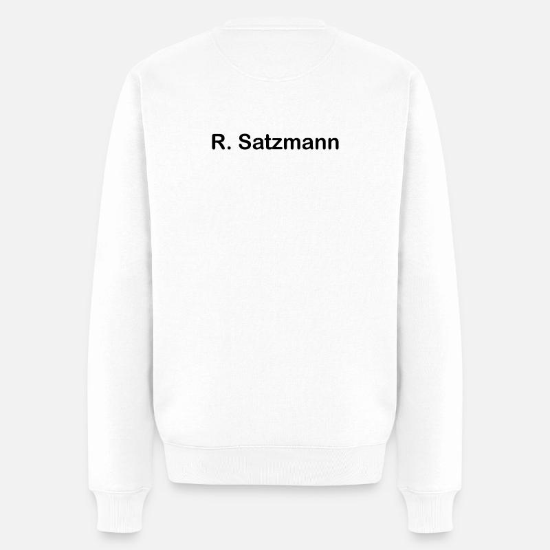 R. Satzmann - Männer Premium Bio Pullover - Weiß