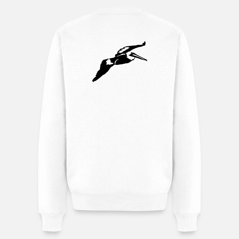 pelikan - Männer Premium Bio Pullover - Weiß
