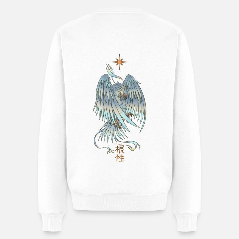 Tenacity - Männer Premium Bio Pullover - Weiß
