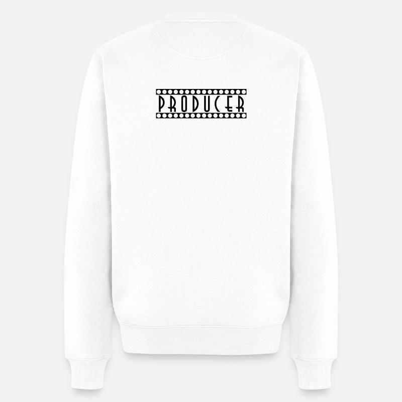 Produzent - Männer Premium Bio Pullover - Weiß
