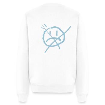 NOMORE - Männer Premium Bio Pullover - Weiß - Hinten - Nico (187cm)