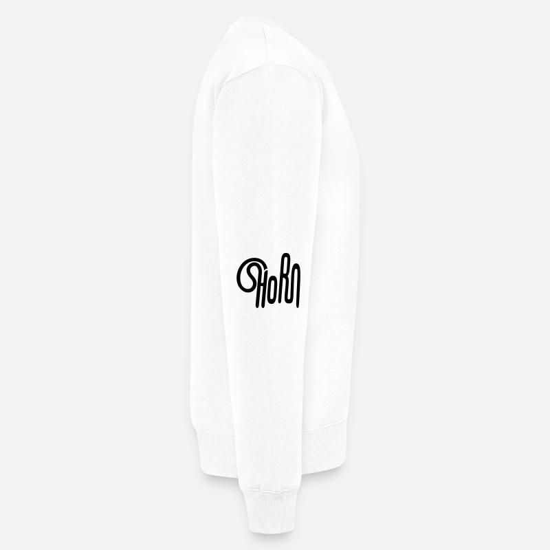 Tenorhorn 2 - Männer Premium Bio Pullover - Weiß