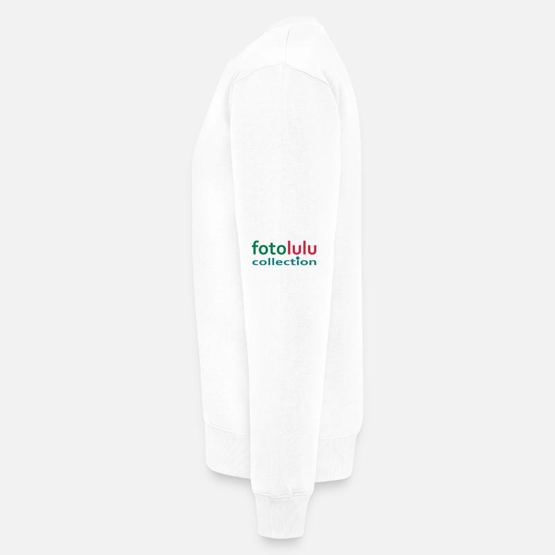 Wiedehopf - Männer Premium Bio Pullover - Weiß