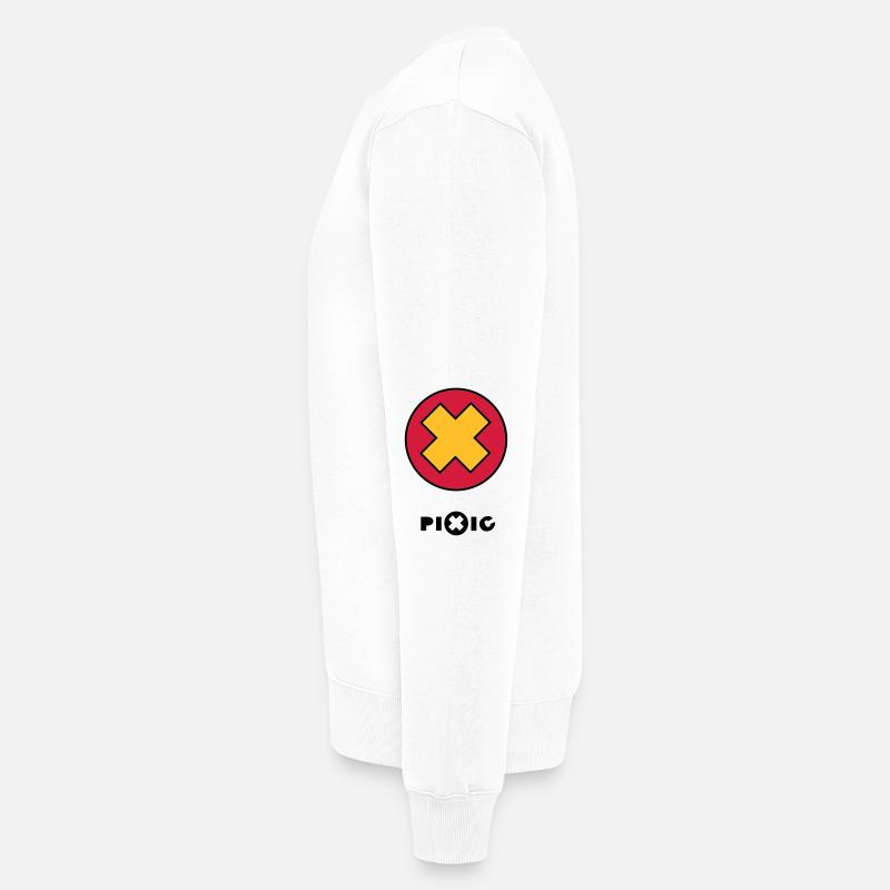 Axolotls - Männer Premium Bio Pullover - Weiß