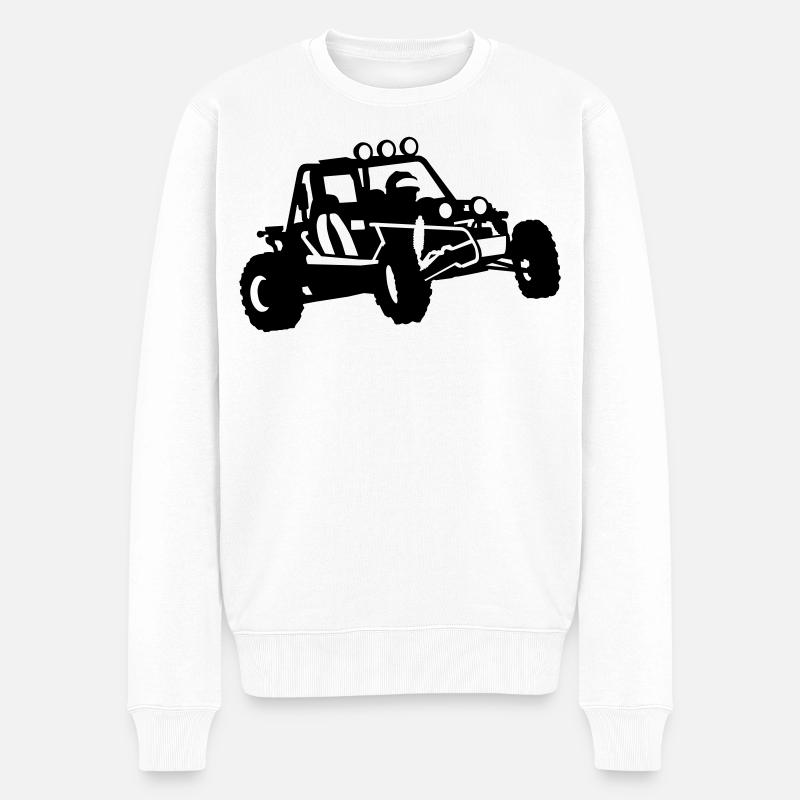 Baggi - Männer Premium Bio Pullover - Weiß