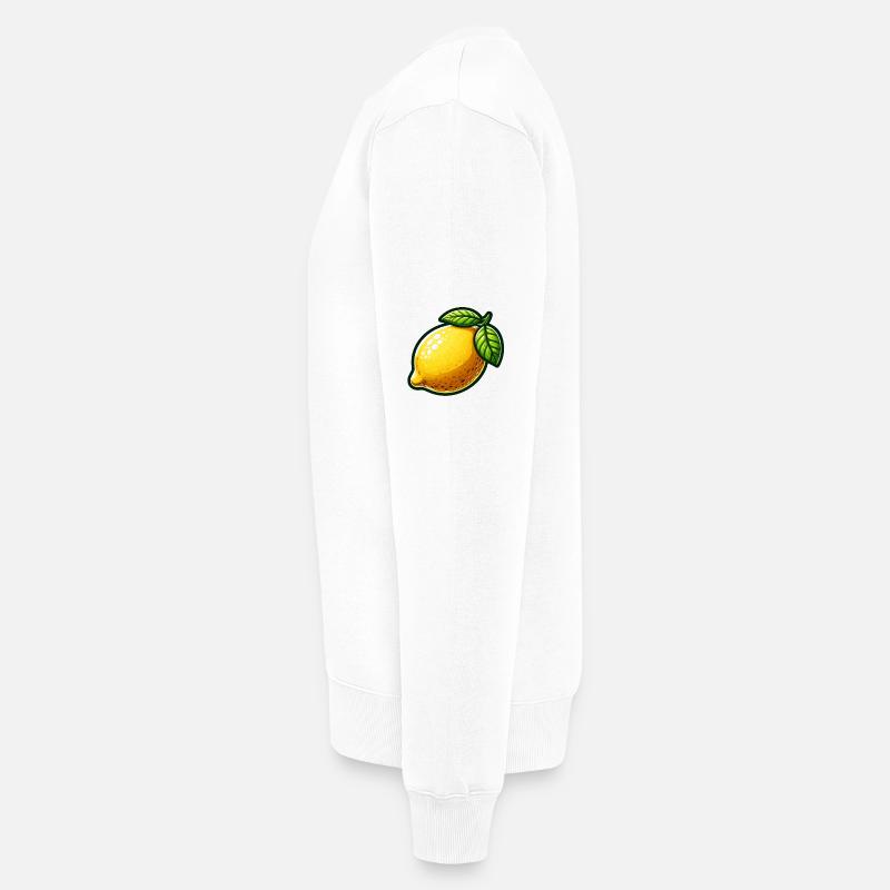 Citron Jaune Artisanal - Pull Premium bio Homme - blanc