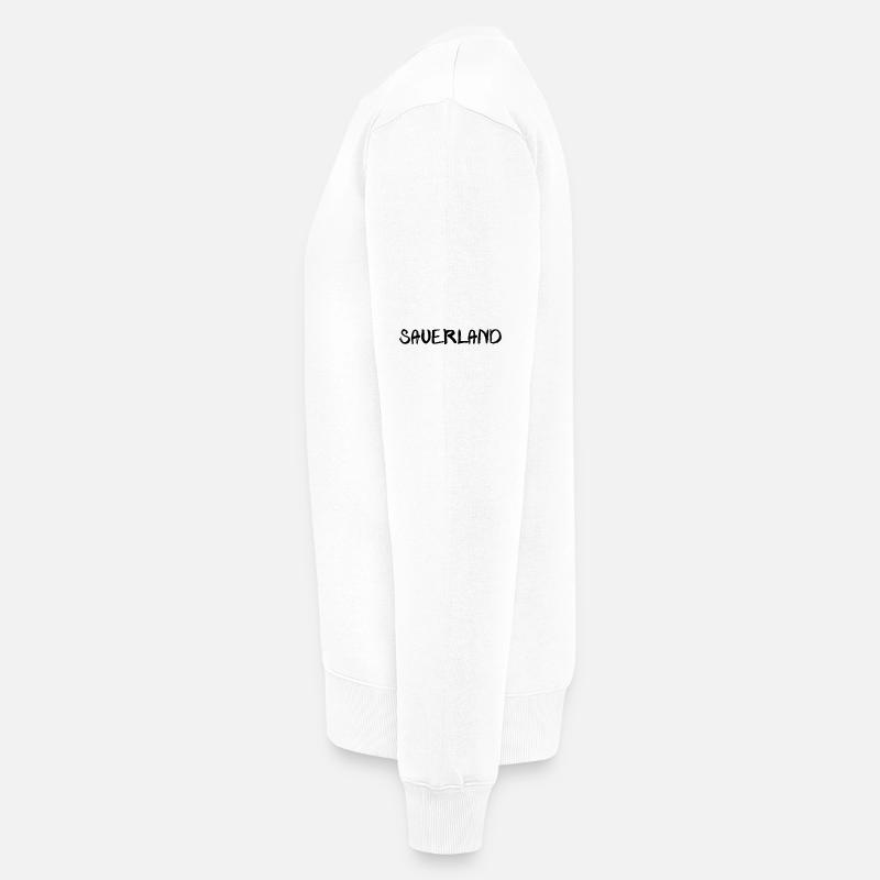 echt.SAUERLAND pur schwatt 2 - Männer Premium Bio Pullover - Weiß