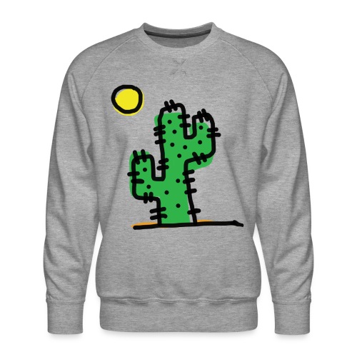 Cactus single - Felpa premium da uomo