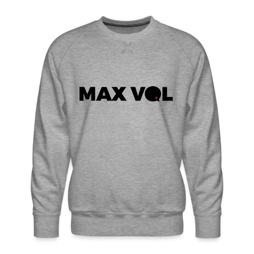 Max Vol_Logo_Schwarz - Männer Premium Pullover