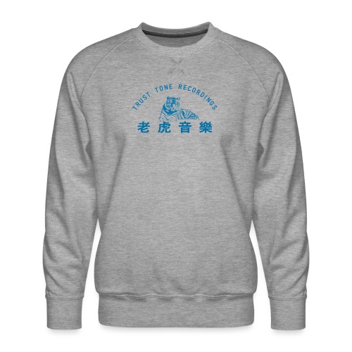 BLUE - Herre premium sweatshirt